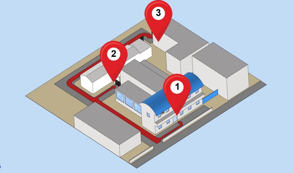 Map of the KPK company