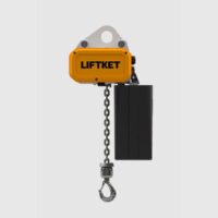 The hoist LIFTKET with stainless steel hook and chain