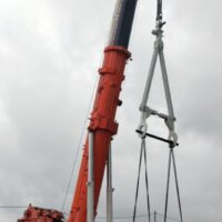 Container spreader beam - testing