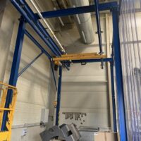 Single girder overhead crane 1000 kg