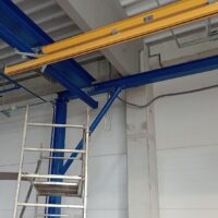 Single girder overhead crane - detail