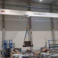 Single girder overhead crane 8000 kg / 8000 kg