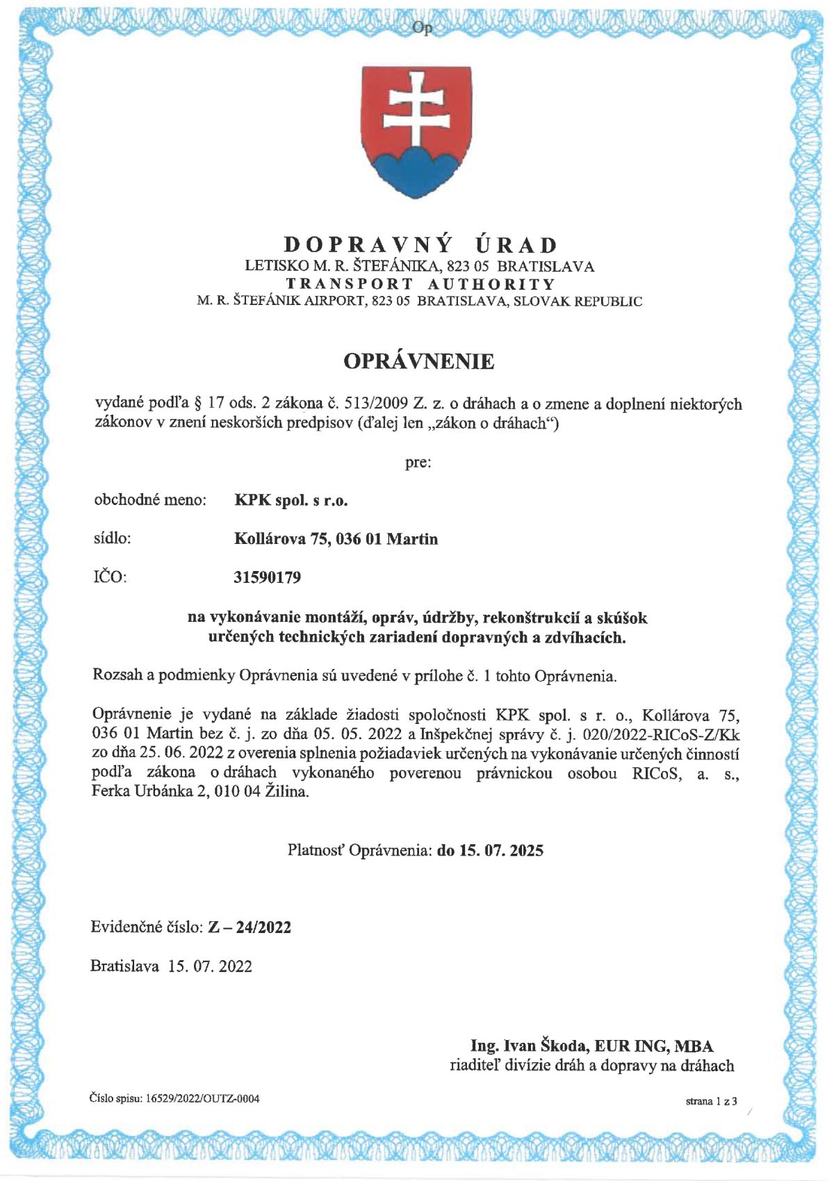 Certifikáty