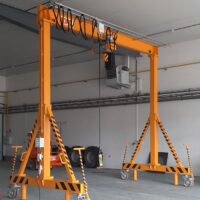 Single girder gantry crane 500 kg