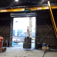 Single girder gantry crane 5000 kg / 18 m