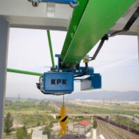 Service monorail crane