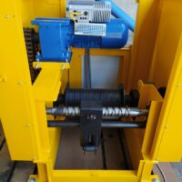 Power driven winch